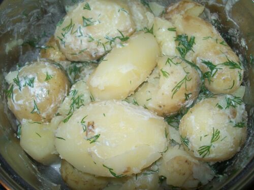 Молодая картошка со сметаной и укропом рецепт с фото на Вива 